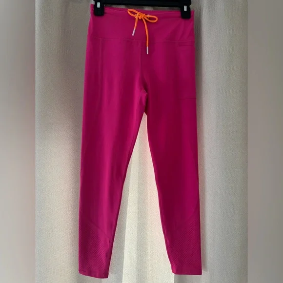 Lilybod Hot Pink Activewear Yoga Gym Athletic Leggings High Rise Size Small - Picture 6 of 11